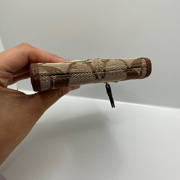 Vintage COACH y2k Brown Small Wallet - Picture 3 of 9